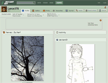 Tablet Screenshot of lance378.deviantart.com