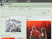 Tablet Screenshot of mm-marsarmy.deviantart.com