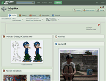 Tablet Screenshot of itchy-nox.deviantart.com
