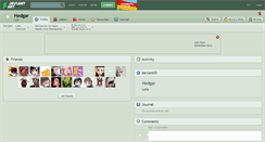 Desktop Screenshot of hedgar.deviantart.com