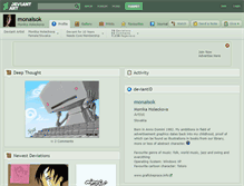 Tablet Screenshot of monaisok.deviantart.com