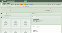Desktop Screenshot of digital-drama.deviantart.com