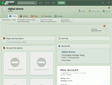 Tablet Screenshot of digital-drama.deviantart.com