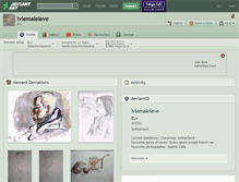 Tablet Screenshot of lvlemaleleve.deviantart.com