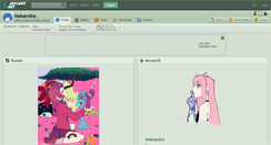 Desktop Screenshot of nekomiira.deviantart.com
