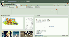 Desktop Screenshot of forgettinglastfriday.deviantart.com