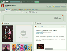 Tablet Screenshot of icediamond600.deviantart.com