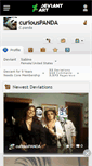 Mobile Screenshot of curiouspanda.deviantart.com