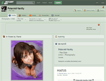 Tablet Screenshot of polaroid-vanity.deviantart.com