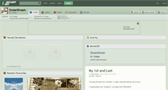 Desktop Screenshot of oceandream.deviantart.com