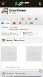 Mobile Screenshot of oceandream.deviantart.com