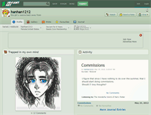 Tablet Screenshot of hanhan1212.deviantart.com