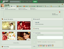 Tablet Screenshot of lily-88.deviantart.com