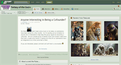 Desktop Screenshot of fantasy-of-the-soul.deviantart.com