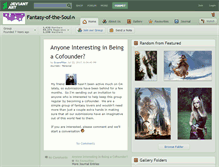 Tablet Screenshot of fantasy-of-the-soul.deviantart.com