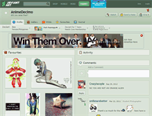 Tablet Screenshot of animedecimo.deviantart.com
