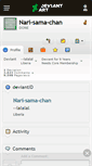 Mobile Screenshot of nari-sama-chan.deviantart.com