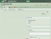 Tablet Screenshot of nari-sama-chan.deviantart.com