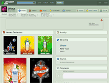 Tablet Screenshot of bihaus.deviantart.com