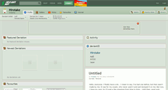 Desktop Screenshot of hirotake.deviantart.com