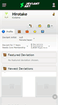Mobile Screenshot of hirotake.deviantart.com
