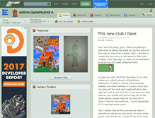 Tablet Screenshot of anime-gamehumor.deviantart.com