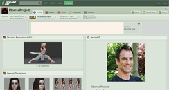 Desktop Screenshot of etherealproject.deviantart.com