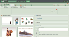 Desktop Screenshot of markhead.deviantart.com