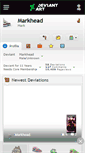 Mobile Screenshot of markhead.deviantart.com
