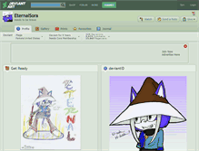 Tablet Screenshot of eternalsora.deviantart.com