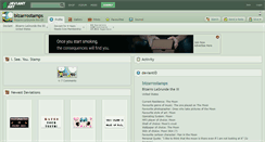 Desktop Screenshot of bizarrostamps.deviantart.com
