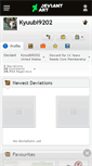 Mobile Screenshot of kyuubi9202.deviantart.com