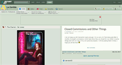 Desktop Screenshot of la-zombie.deviantart.com