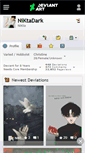 Mobile Screenshot of niktadark.deviantart.com