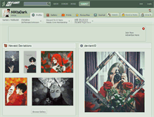 Tablet Screenshot of niktadark.deviantart.com