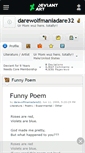 Mobile Screenshot of darewolfmaniadare32.deviantart.com