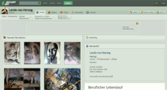 Desktop Screenshot of lando-van-herzog.deviantart.com