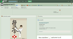 Desktop Screenshot of martialartsclub777.deviantart.com