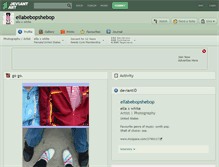 Tablet Screenshot of ellabebopshebop.deviantart.com