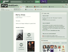 Tablet Screenshot of mindoflead.deviantart.com