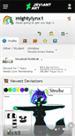 Mobile Screenshot of mightylynx1.deviantart.com