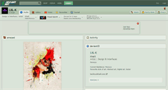 Desktop Screenshot of liil-k.deviantart.com