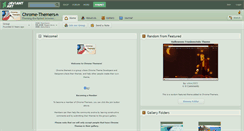 Desktop Screenshot of chrome-themers.deviantart.com