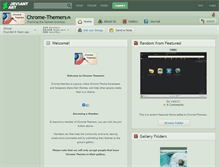 Tablet Screenshot of chrome-themers.deviantart.com