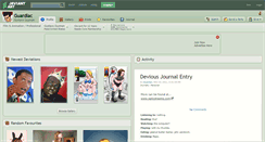 Desktop Screenshot of guardiac.deviantart.com