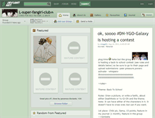 Tablet Screenshot of l-super-fangirl-club.deviantart.com