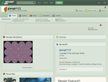 Tablet Screenshot of glamgirl122.deviantart.com