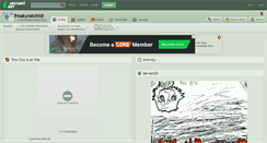 Desktop Screenshot of freakyratchild.deviantart.com