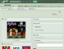 Tablet Screenshot of beremod.deviantart.com