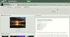 Desktop Screenshot of darkslinky.deviantart.com